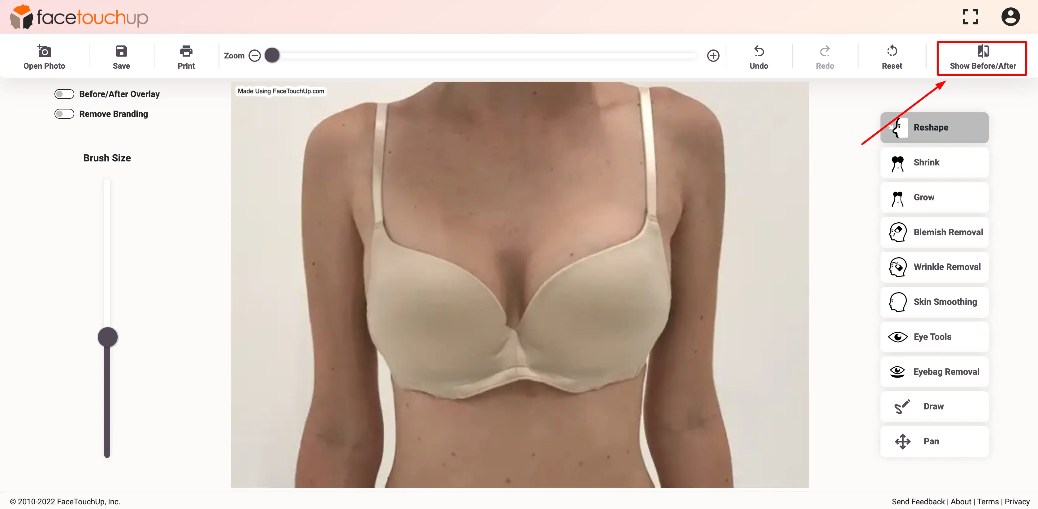How to simulate breast augmentation step 7