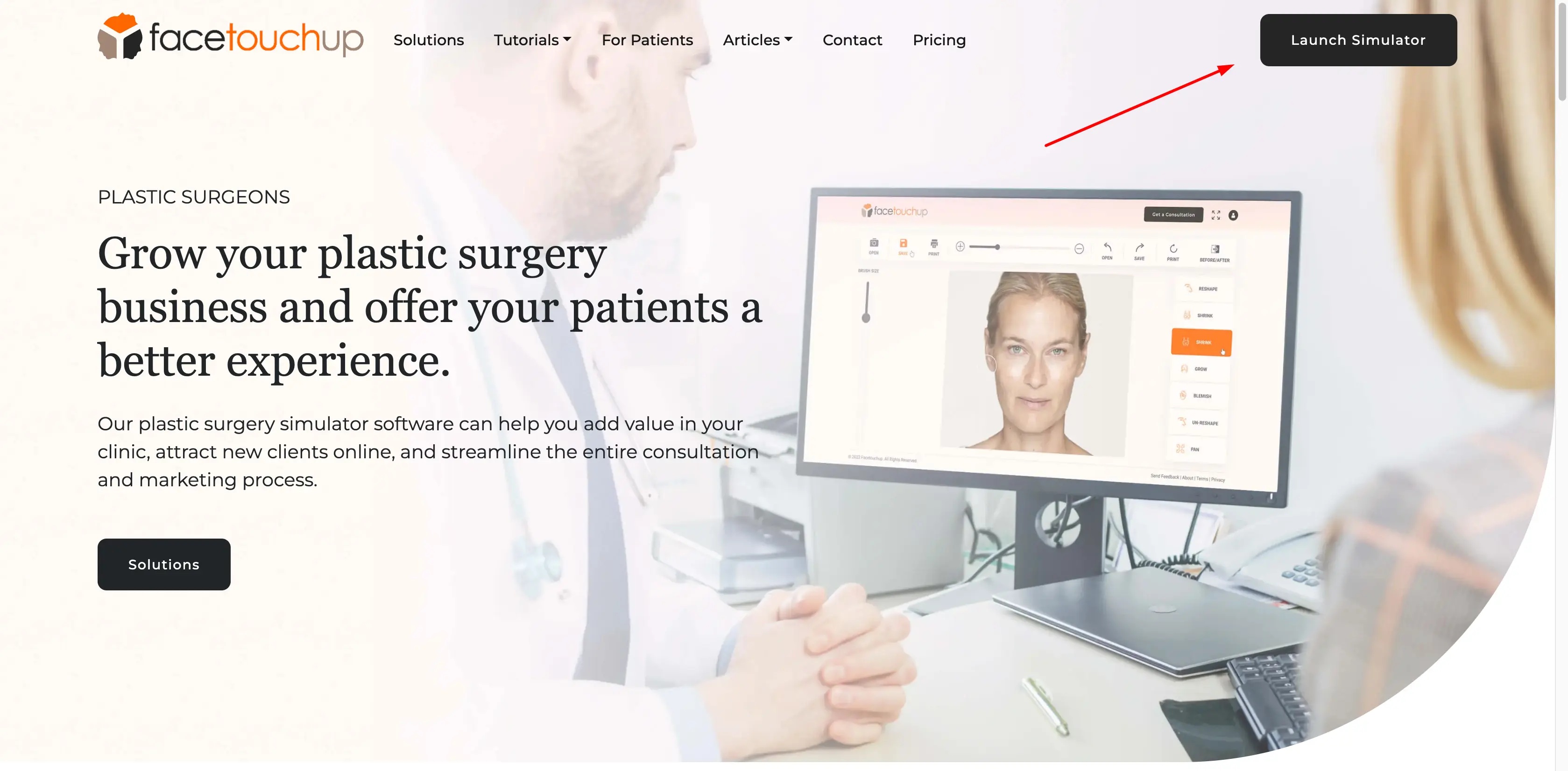 FaceTouchUp bariatric surgery simulator - Step 1: Upload a full body photo